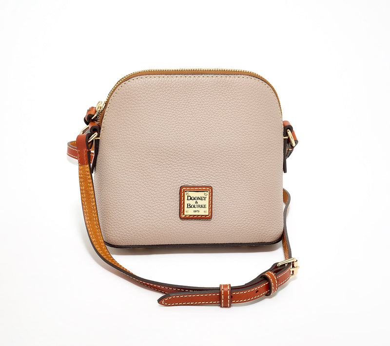 Dooney & Bourke Pebble Leather Domed Crossbody — View 17