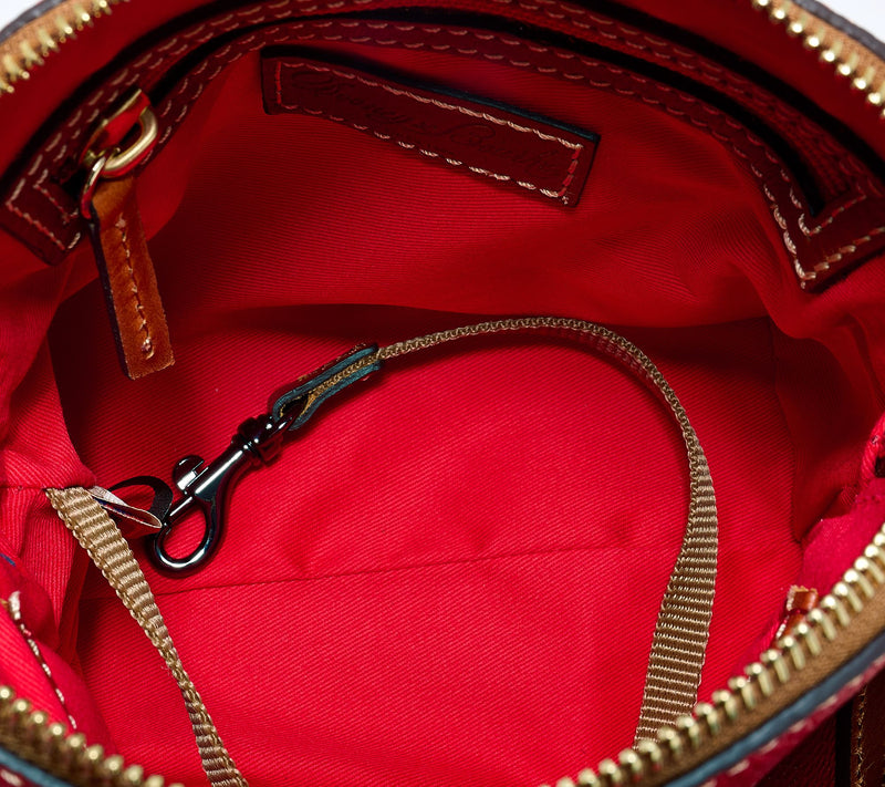 Dooney & Bourke Pebble Leather Domed Crossbody — View 20