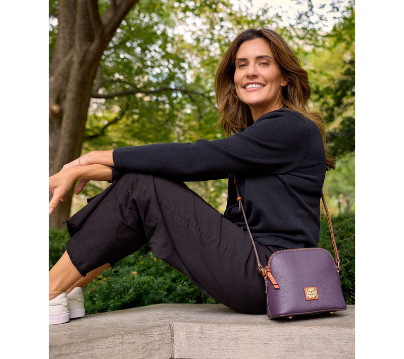 Dooney & Bourke Pebble Leather Domed Crossbody — View 24
