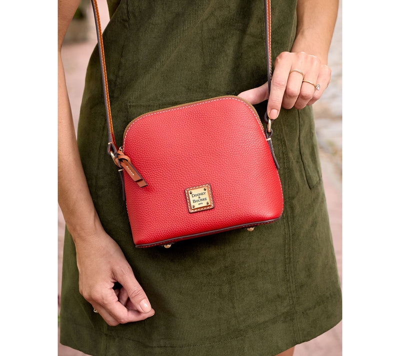 Dooney & Bourke Pebble Leather Domed Crossbody — View 23