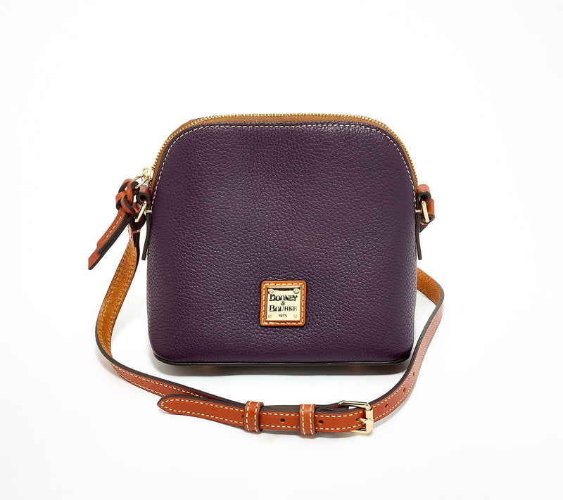 Dooney & Bourke Pebble Leather Domed Crossbody — View 13