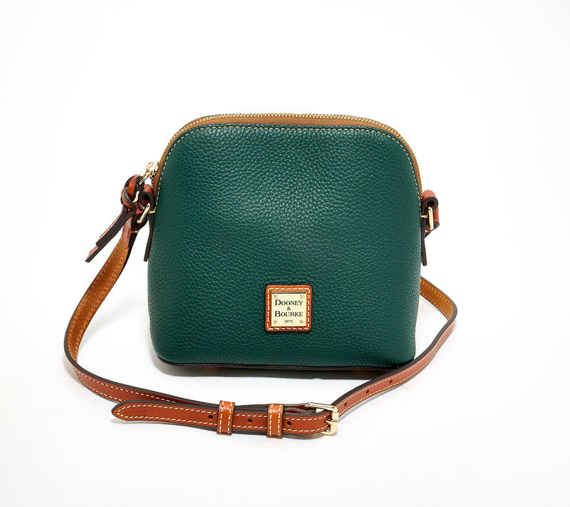 Dooney & Bourke Pebble Leather Domed Crossbody — View 9