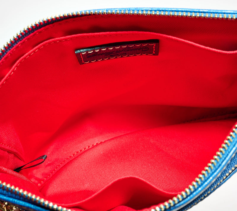 Dooney & Bourke Saffiano Large Triple Zip Wristlet — View 20