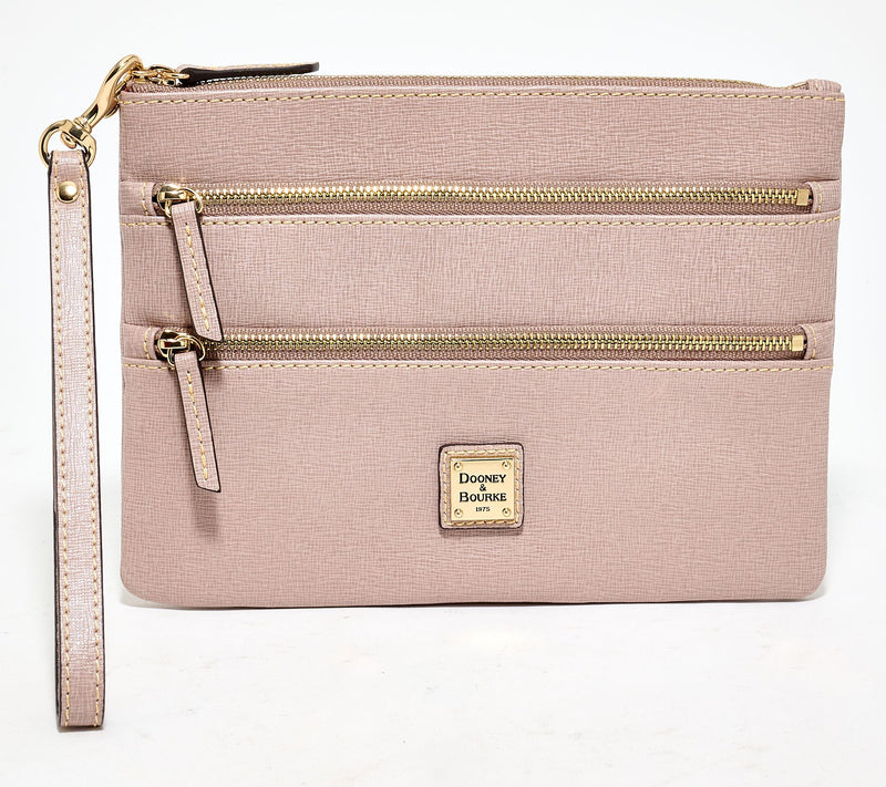 Dooney & Bourke Saffiano Large Triple Zip Wristlet — View 15