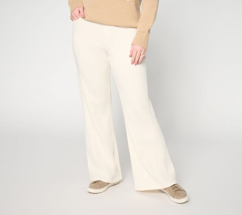 Peace Love World Washed French Terry Petite Pull on Trouser — View 7