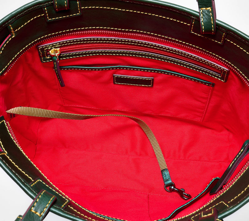 Dooney & Bourke Florentine Leather Small Leisure Shopper — View 11
