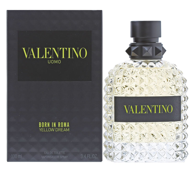 Valentino Uomo Born In Roma Yellow Dream Men EDT Spray 3.4 oz — Main view