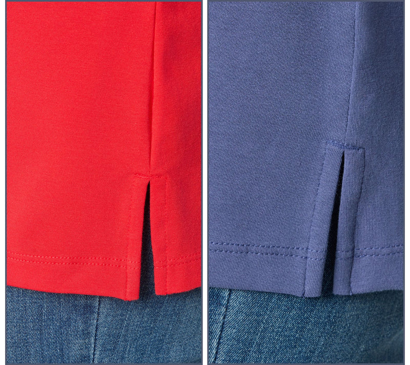 Denim & Co. Essentials Regular Perfect Jersey 2-Pack Tunics — View 6