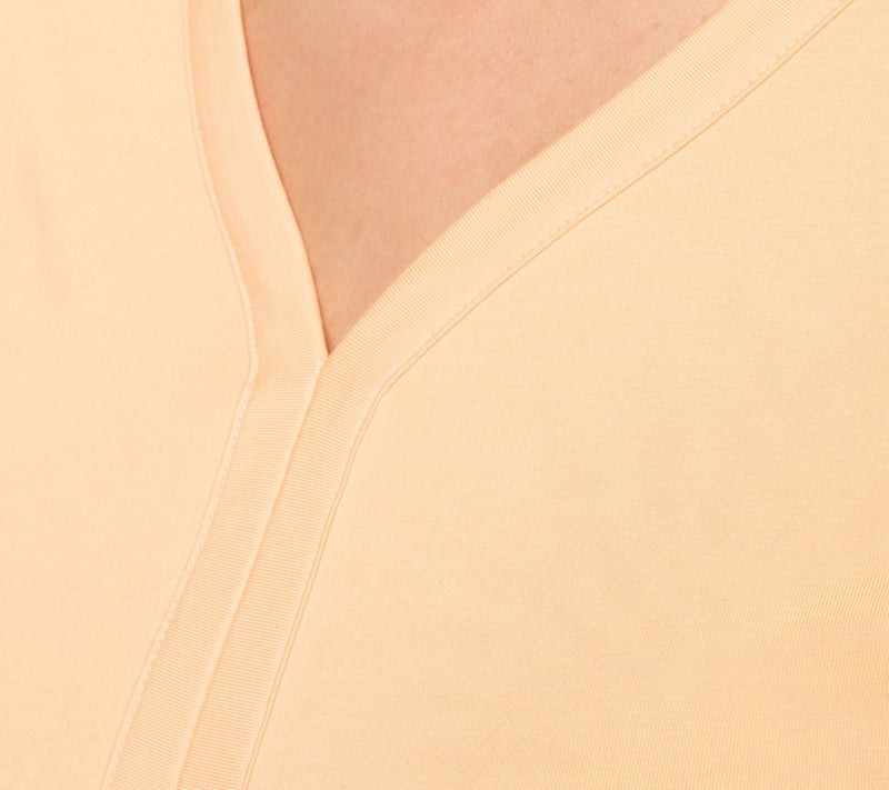 Denim & Co. Essentials Favorite Jersey 3/4 Sleeve V-Neck Top — View 6