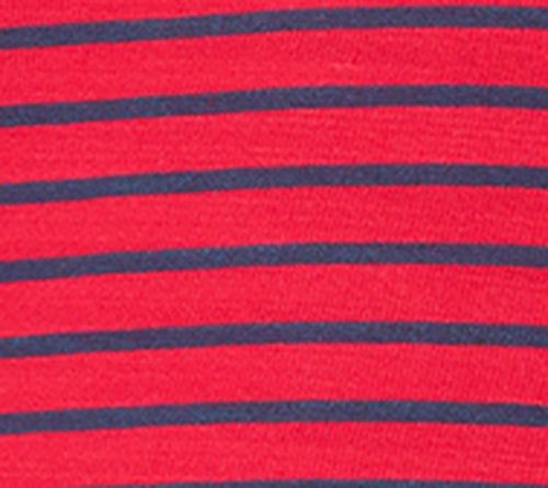 Denim & Co. Striped Textured Cotton & Chambray Twofer Top — View 8