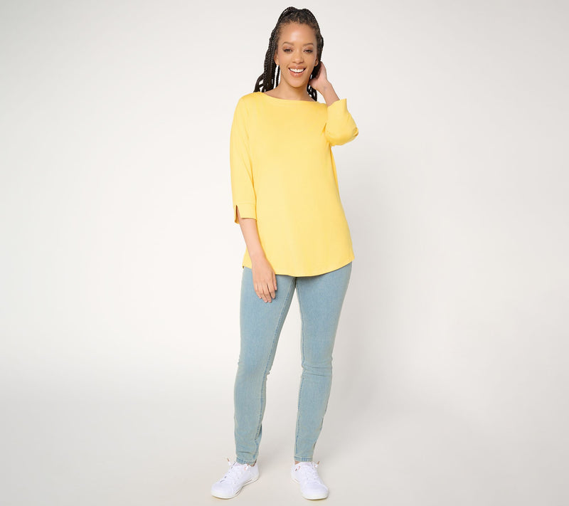 Denim & Co. Petite Pull-On Denim Jeggings — View 5