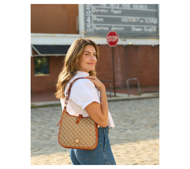 Dooney & Bourke Jacquard Maritime Messenger Shoulder Bag — View 6
