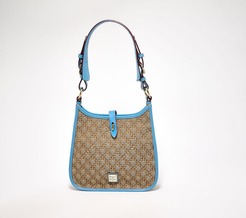 Dooney & Bourke Jacquard Maritime Messenger Shoulder Bag — View 16