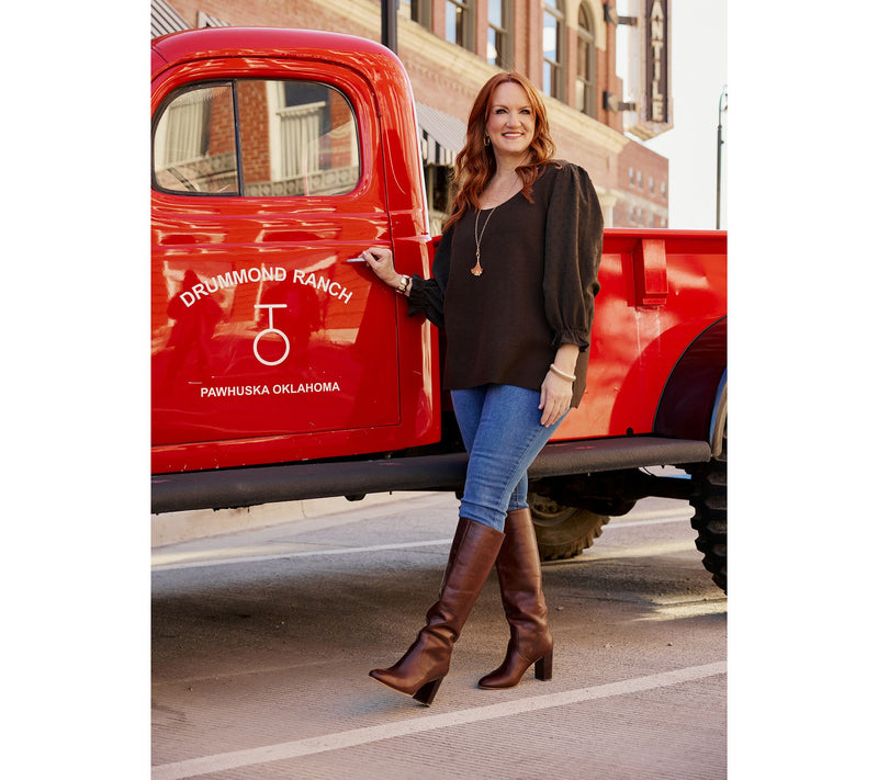 Ree by the Pioneer Woman Mixed Media Pullover 3/4 Sleeve Sweater — View 6