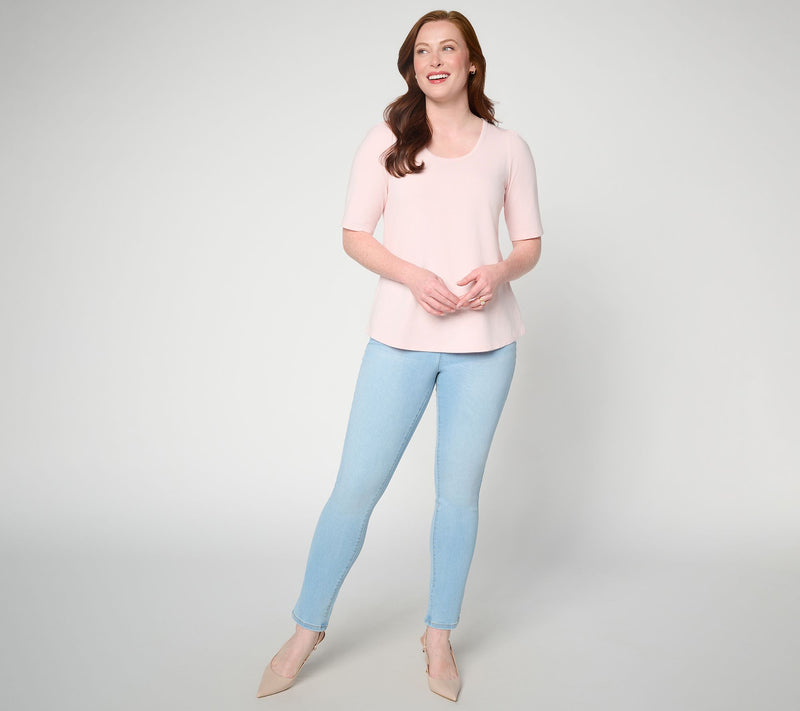 Ree by the Pioneer Woman Petite Pull On Skinny Full Length Jean — View 8