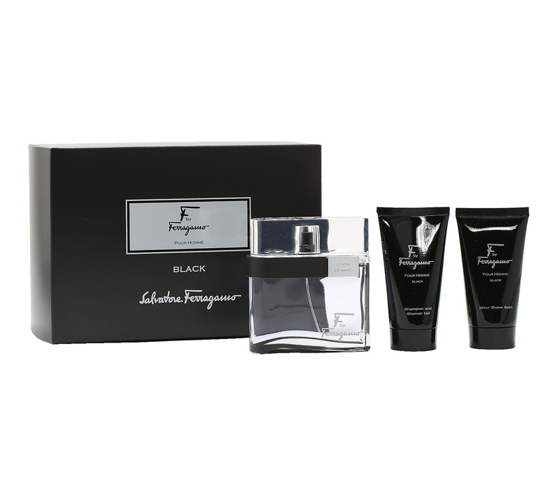 Salvatore Ferragamo F By Ferragamo Black For Men Set — Main view