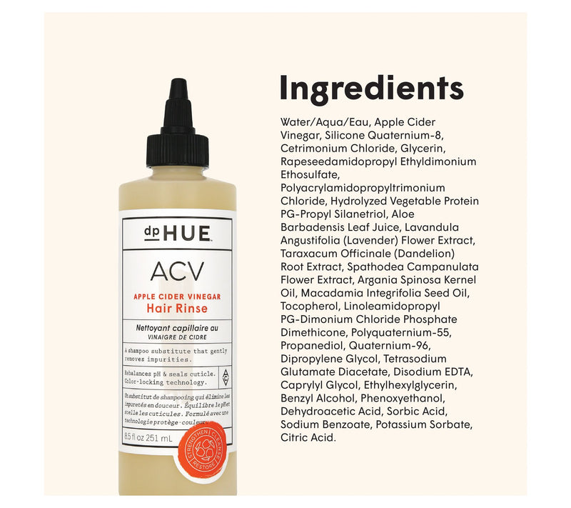 dpHUE Apple Cider Vinegar Hair Rinse Shampoo Alternative 8.5oz — View 3