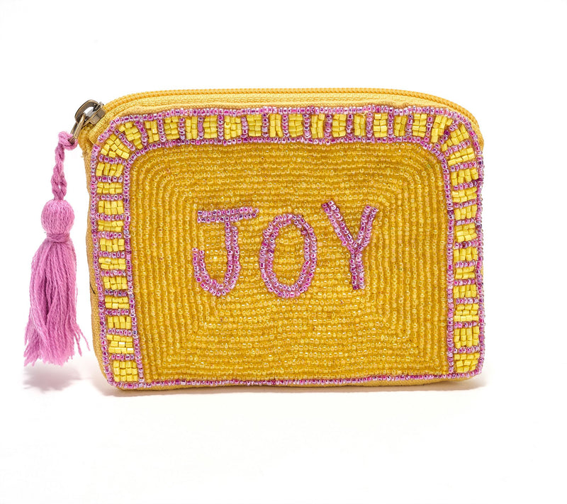 America & Beyond Embellished Phrase Coin Pouch — Main view