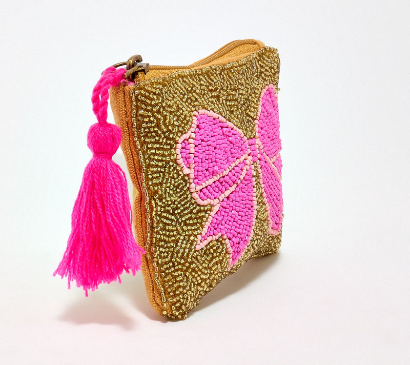America & Beyond Embellished Bow Coin Pouch — View 12