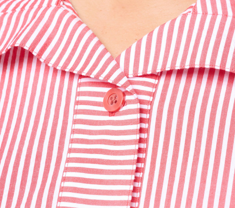 Joan Rivers Seersucker Striped Tunic Shirt — View 6