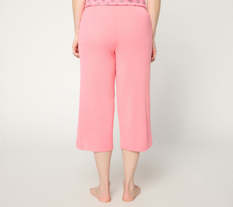 Cuddl Duds Soft Stretch Cropped Pant — View 3