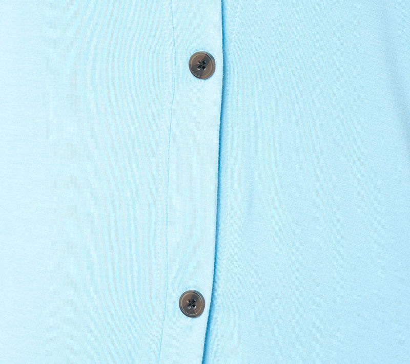 Cuddl Duds Soft Stretch Button Front Cardigan — View 9