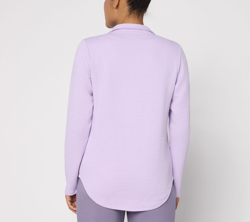 Skechers The GoWalk Ottoman Scoop Hem Jacket — View 4