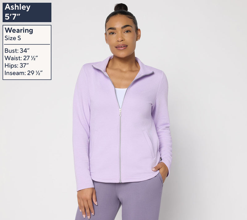 Skechers The GoWalk Ottoman Scoop Hem Jacket — View 3