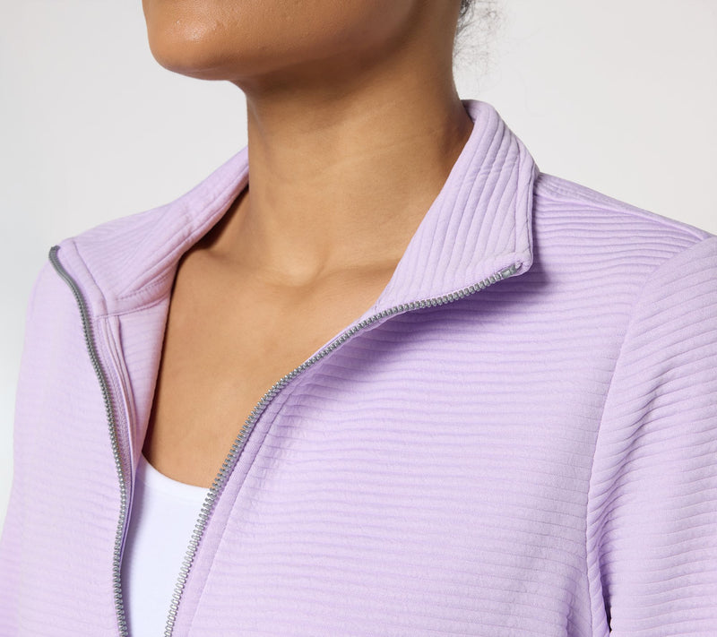 Skechers The GoWalk Ottoman Scoop Hem Jacket — View 6