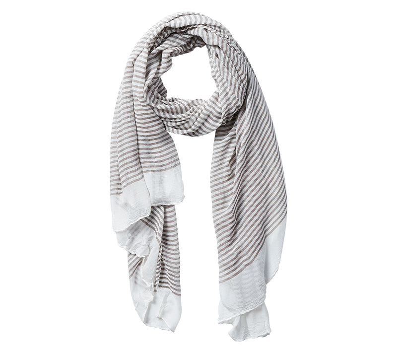 Hadley Wren Tiny Stripe Insect Shield 70" x 40"Scarf — View 22