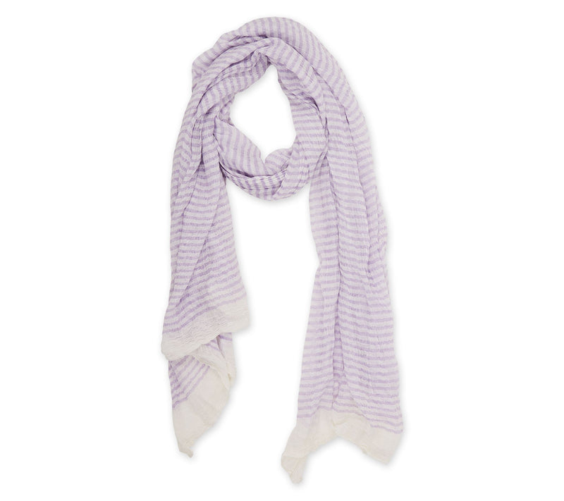 Hadley Wren Tiny Stripe Insect Shield 70" x 40"Scarf — View 24