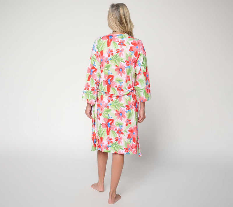 Carole Hochman Henley Gown and Fluttr Robe Travel Set — View 4