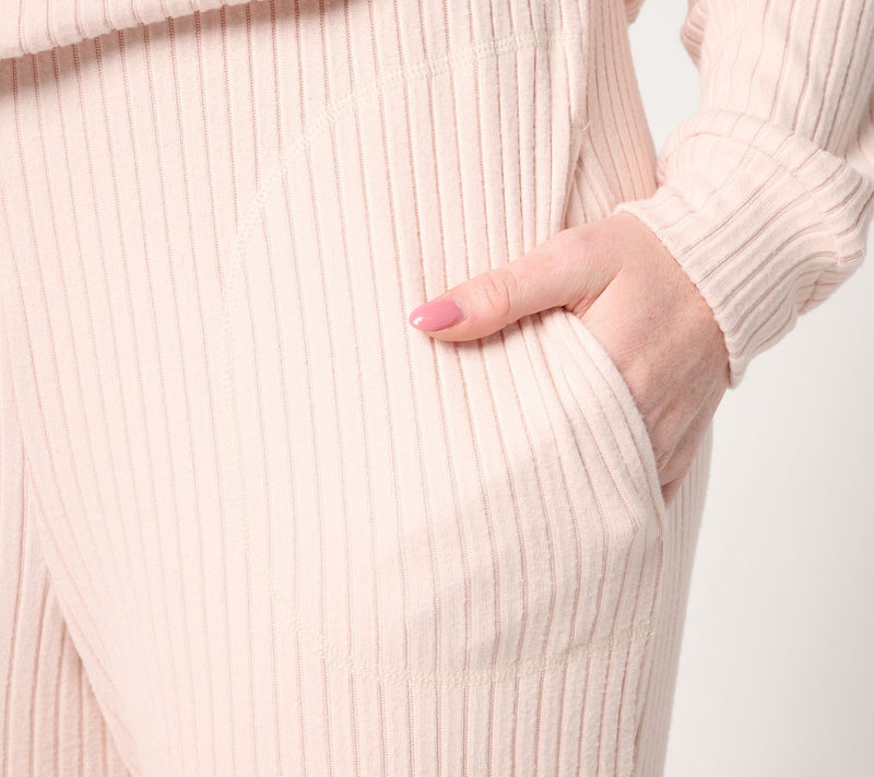 Berkshire Homewear Contrast Stitch Pullover and Pant Set — View 5