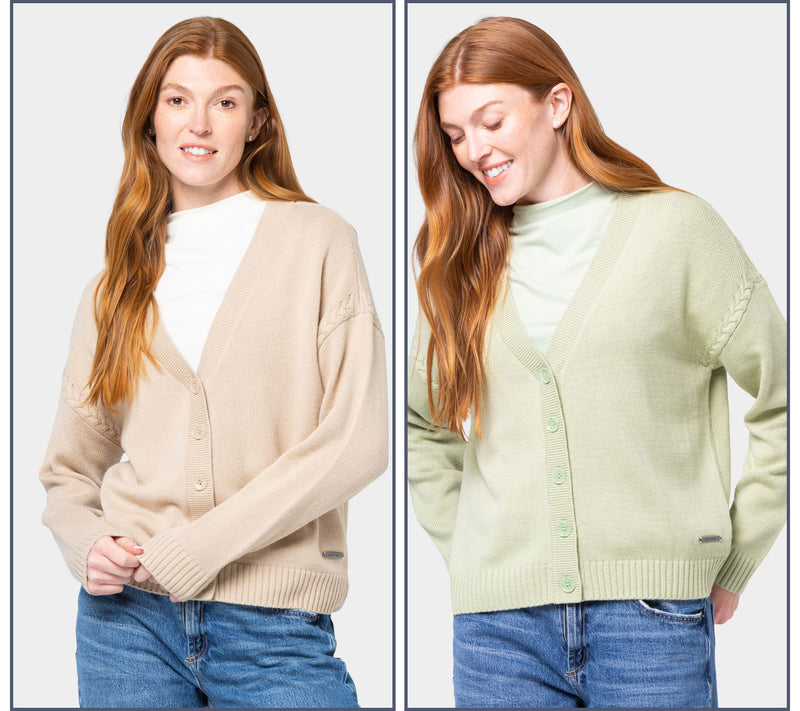 Peace Love World Braid Trim Circle Hem Cardigan — View 7
