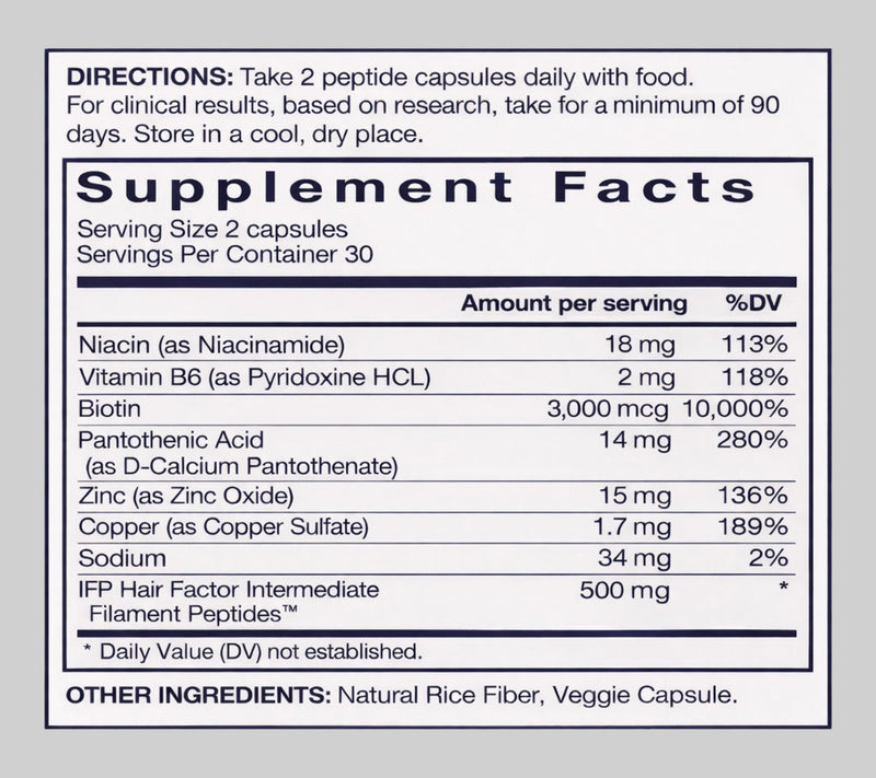 OMI WellBeauty Hair Nutrition 90 Day Supply — View 3