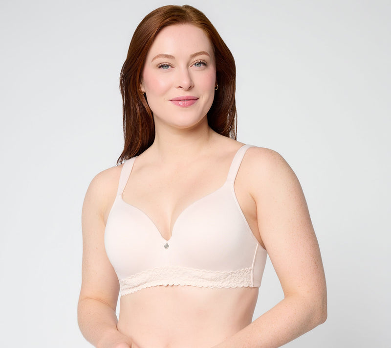 Breezies Lace Touch Underwire T-Shirt Bra — View 9