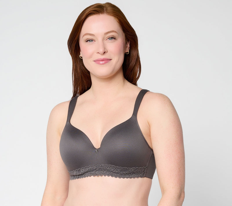 Breezies Lace Touch Underwire T-Shirt Bra — View 10