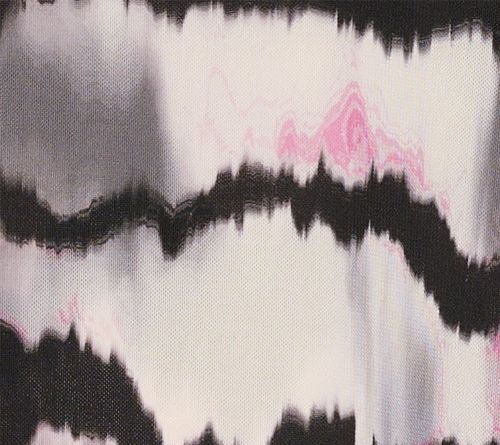 LOGO Layers by Lori Goldstein Lettuce Edge Printed Mesh Long Sleeve Top — View 2