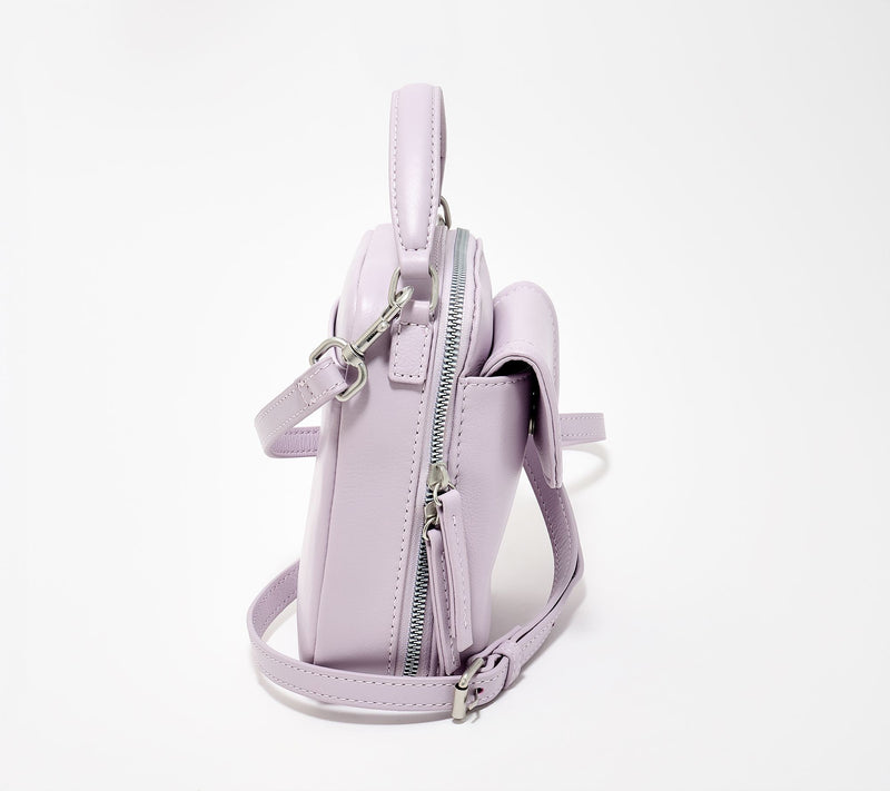 American Leather Co. Tribeca Leather Crossbody w/ Top Handle — View 4