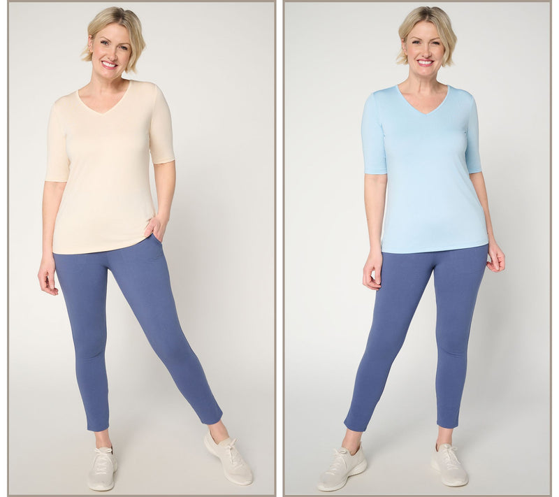 Denim & Co. Active Cool to the Touch 2-Pack Tops — View 5