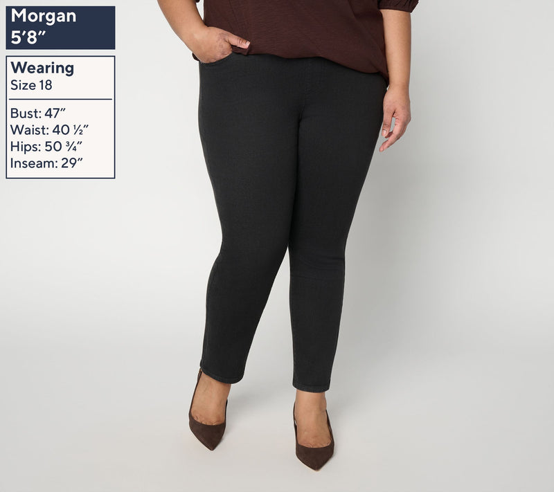 Ree by the Pioneer Woman Regular Pull-On Skinny Full Length Jeans — View 4
