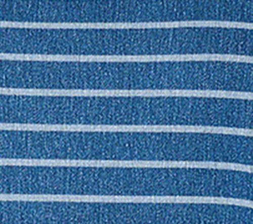 Denim & Co. Comfy Knit Air Striped Long Sleeve Top w/ Pockets — View 7