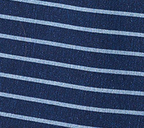Denim & Co. Comfy Knit Air Striped Long Sleeve Top w/ Pockets — View 8