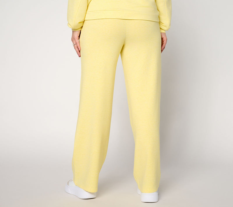 AnyBody Petite Cozy Knit French Terry Straight Leg Pants — View 6