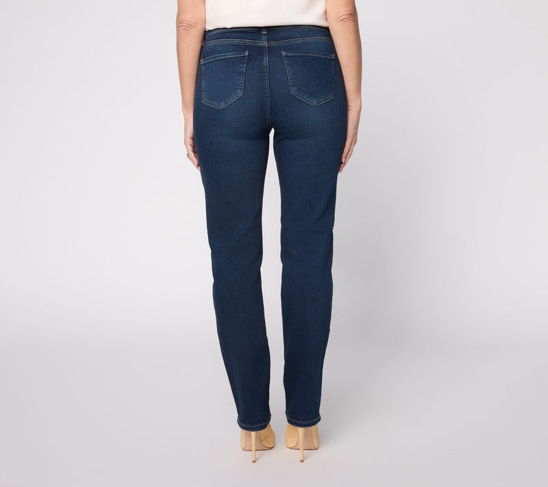 NYDJ Sheri Slim Petite Full Length Jeans — View 13