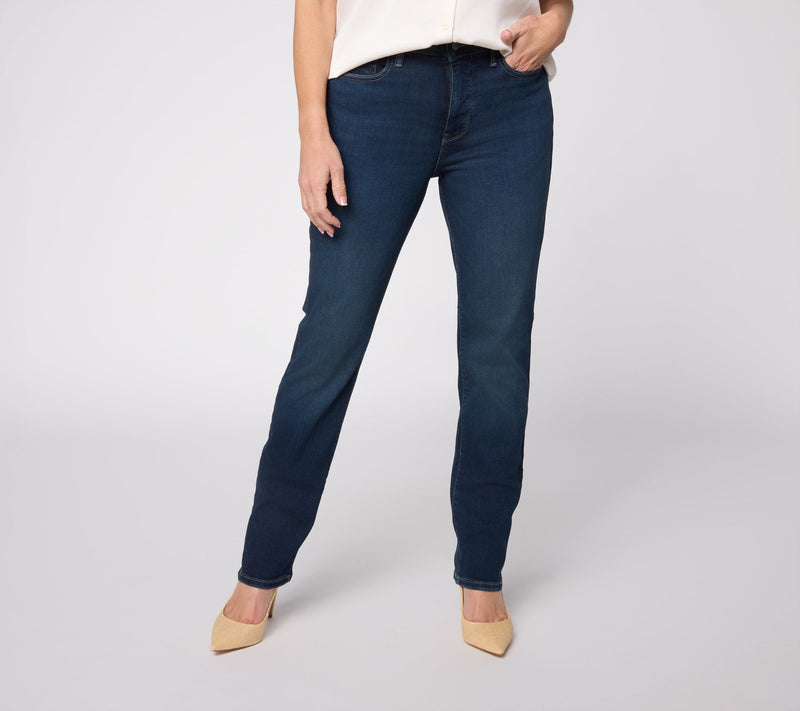NYDJ Sheri Slim Petite Full Length Jeans — View 4