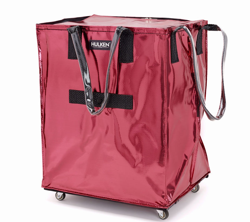 Hulken Medium Rolling Tote Bag with Zip Top & Button Closure — View 4