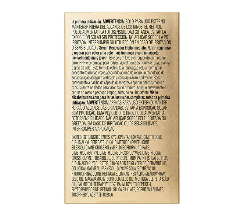 Elizabeth Arden Retinol + HPR Ceramide Capsules (30ct) — View 2