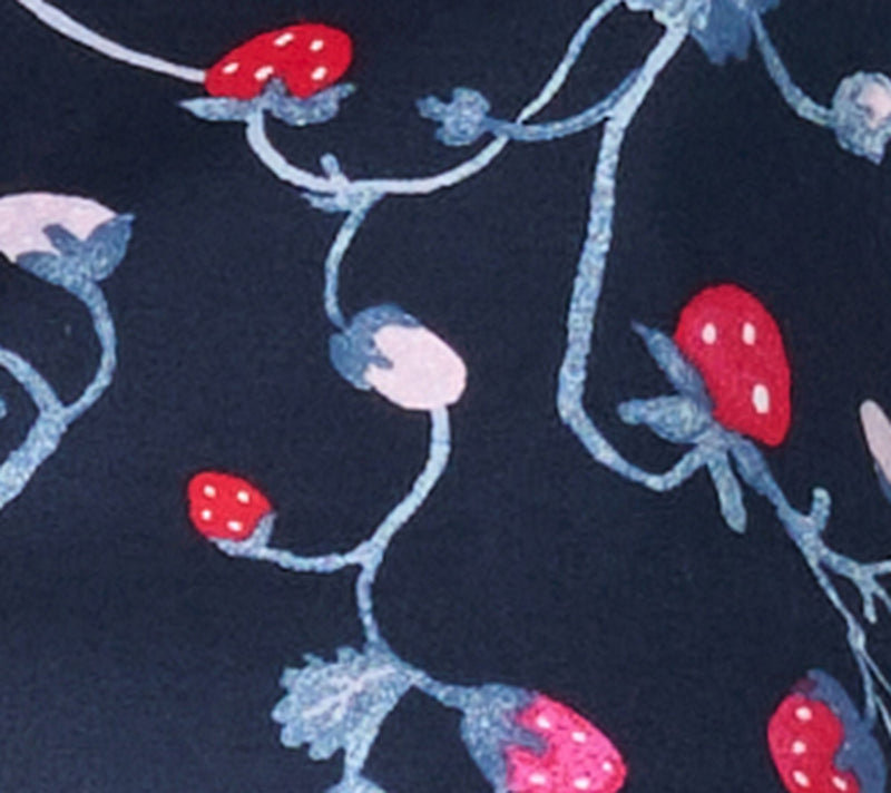 Denim & Co. Printed Button Front Long Sleeve Poplin Top — View 7