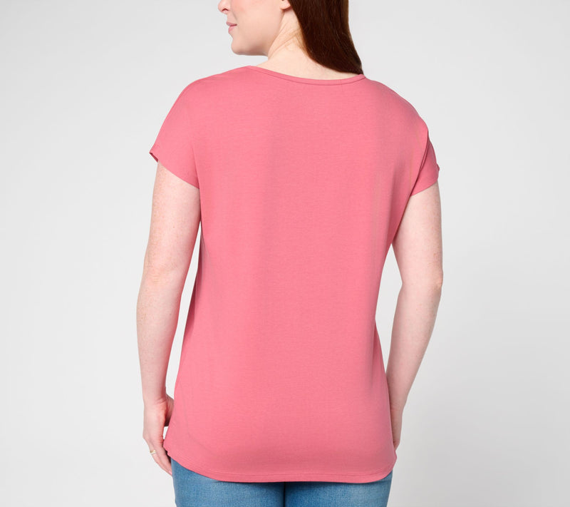 Denim & Co. Essentials Favorite Jersey 2-Pack Dolman Sleeve Tops — View 11